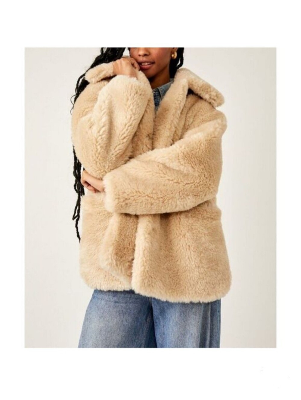 Free People Pretty Perfect Faux Fur Coat